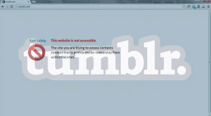 Tumblr is blocked in Pakistan