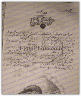 Ek jugnu thehr gaya by Afshan Afridi PDF