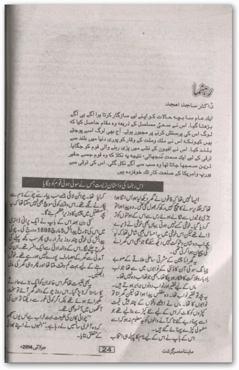 Rahnuma by Sajid Amjad PDF