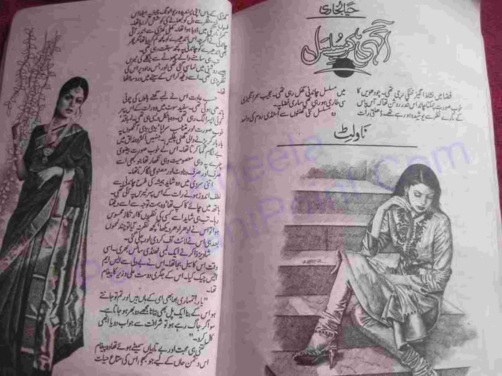 Image result for Aagahi karb e Musalsal by Haya Bukhari