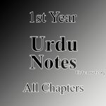1st year urdu